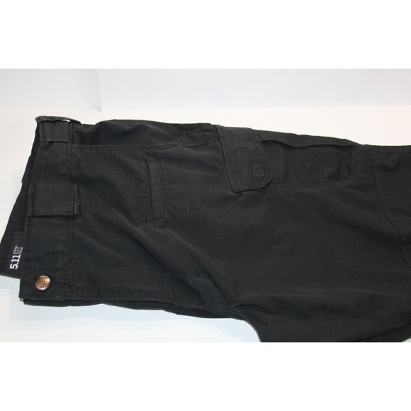 511 Plus Tactical Cargo Black Utility Pants Mens 36x32 Elastic Waist Poc… - Picture 10 of 12